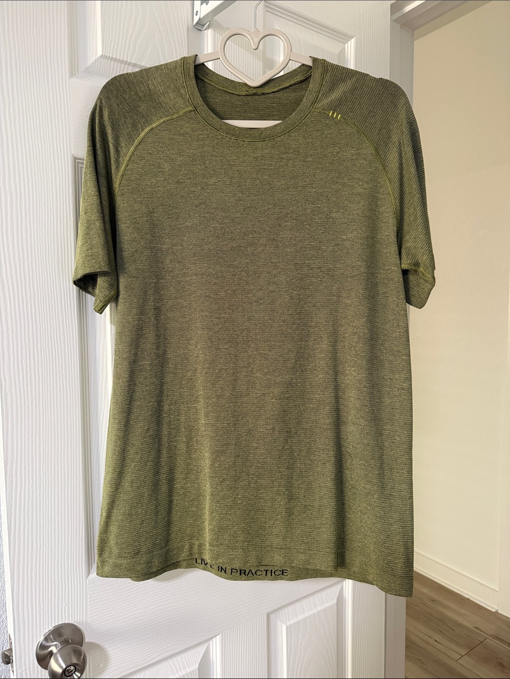 Lululemon Athletic Crew Neck Shirt - Olive Green